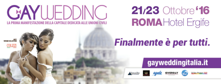 Inaugurazione Gay Wedding – Roma, 21/10/2016