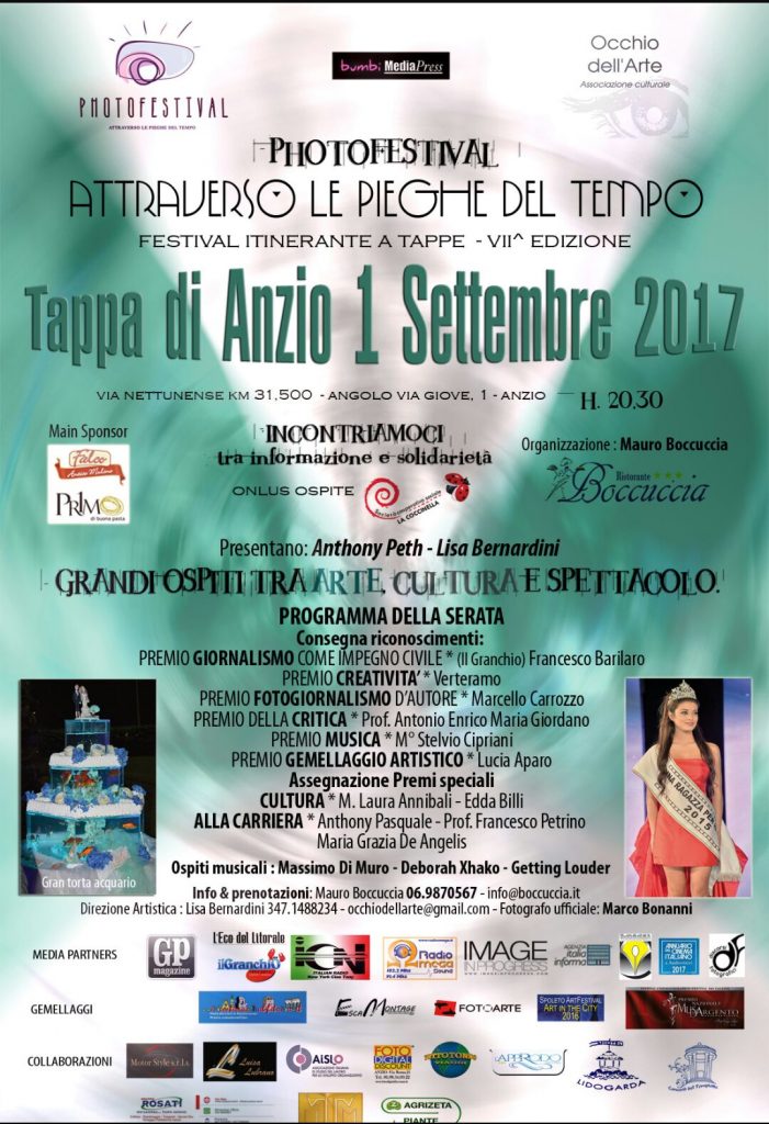 Anzio 2017 premio Cultura