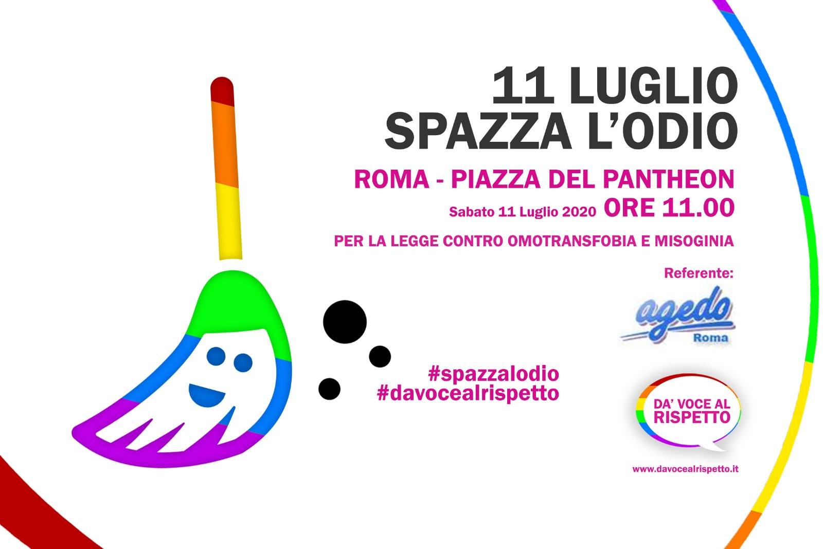 Spazza l'odio - 11 luglio 2020